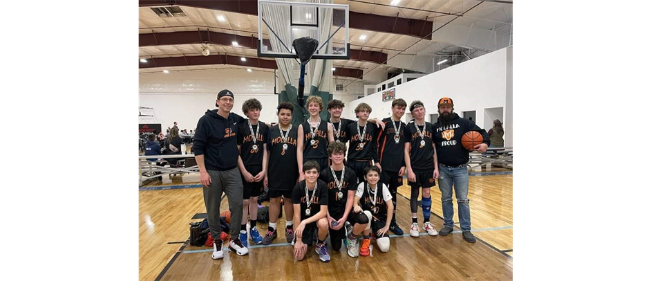 2022 8th Grade Tournament Basketball Team